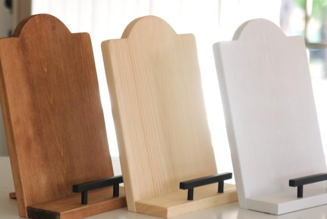 Wood Cookbook Stand, Recipe Book Stand,Wood Kitchen Decor,Gift For Cook,Farmhouse Barnwood Decor,Cookbook Stand Gift,Farmhouse Kitchen Decor