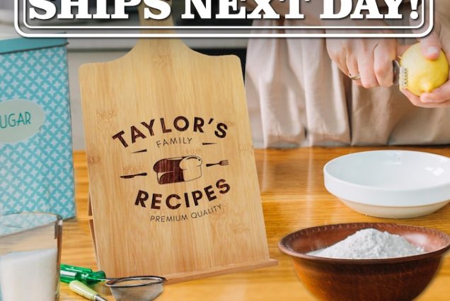 Recipe Holder - Custom Recipe Holder Stand - Cookbook Stand Farmhouse - Personalized Cookbook Stand Holder - Recipe Stand